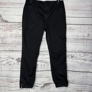 Vince Black Denim Cargo Jogger Ankle Length Women's 29